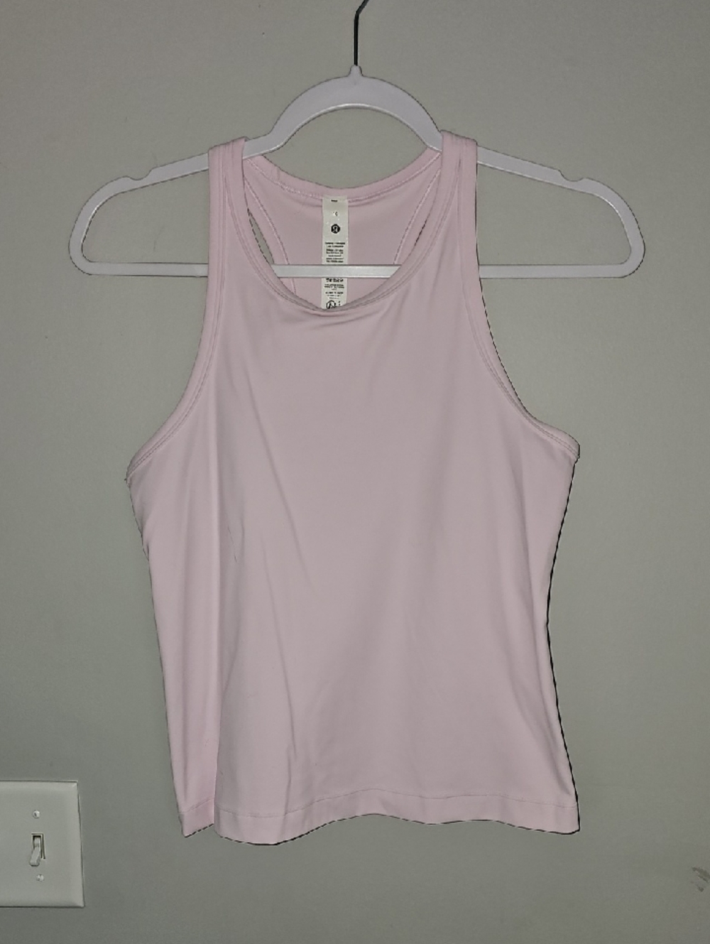 Lululemon Align Racerback Tank Sz 10! Light Pink Excellent Condition!!